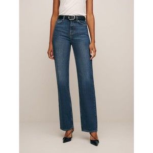 Reformation Blue Flare & Wide Leg Jeans